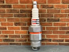 Large Plastic Champion Spark Plug Wall Display