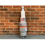 Large Plastic Champion Spark Plug Wall Display