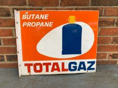 Metal Totalgaz Flange Sign