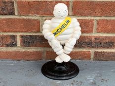 Cast Iron Seated Michelin Man Figure&nbsp;