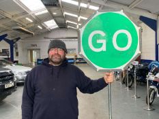 Stop/GO Workmans Sign