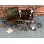 Mixed Lot of Spot Welder, Blow Torches, Greasers Etc