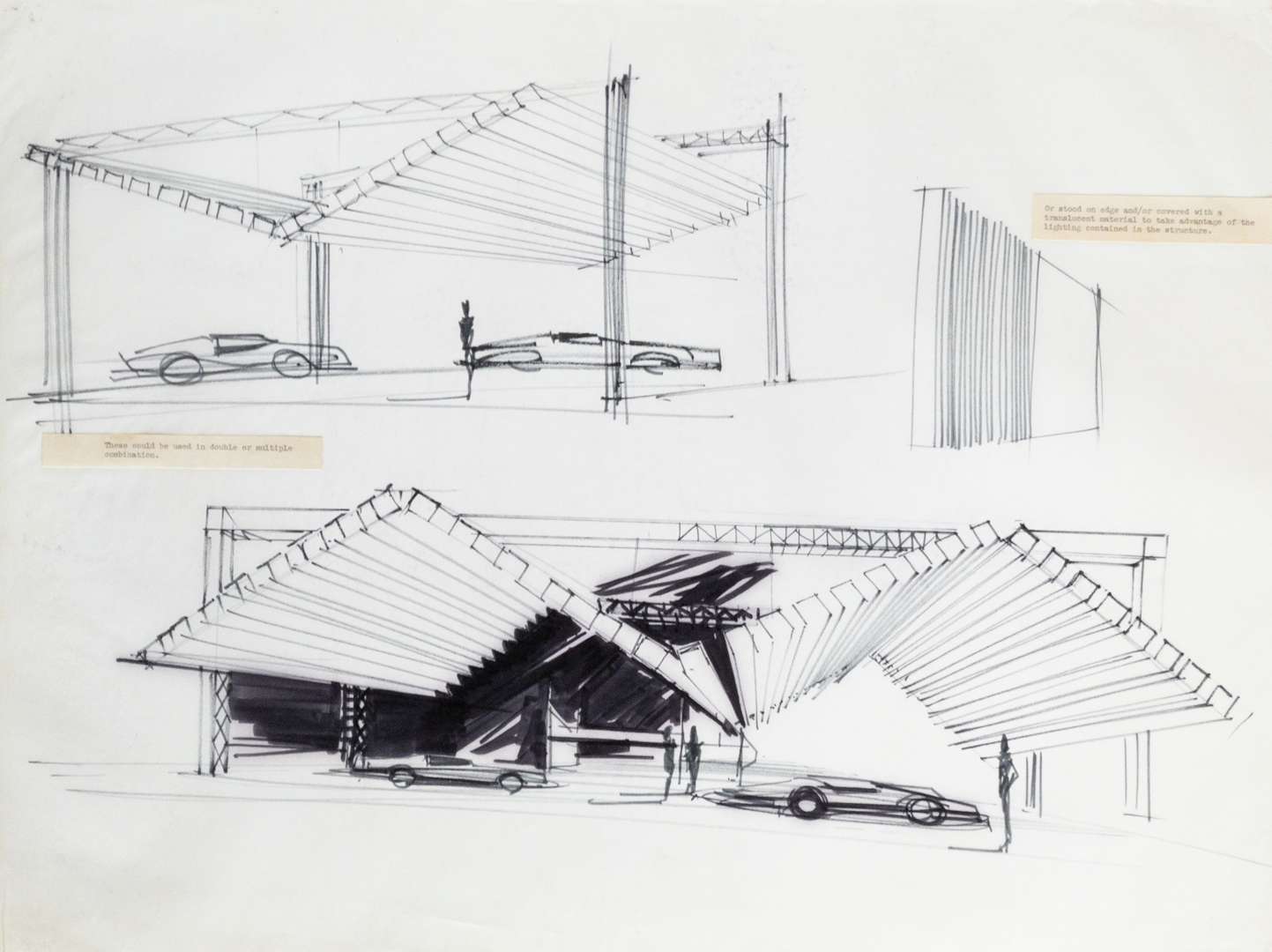 #4 Show Stand Sketch With Notations