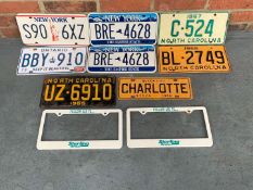 Quantity of American Number Plates