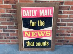 Framed Daily Mail News Poster