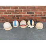 Five 1950/60's Scooter Helmets