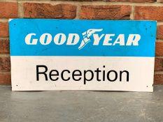 Aluminium Goodyear Reception Sign