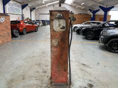 1920/30's Clock Face Petrol Pump (For Restoration)