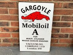 Enamel Painted Gargoyle Mobiloil Style Sign