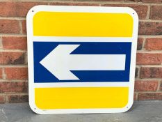 Aluminium Duckhams Liveried Arrow Sign