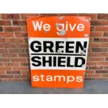 Aluminium “We Give Green Shield Stamps” Sign