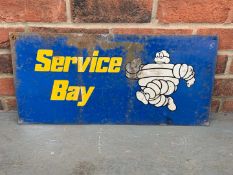 Tin Michelin Service Bay Sign