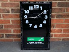 Perspex Lucas Wall Clock