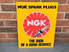 Plastic NGK Spark Plug “The Sign of a Good Service” Sign