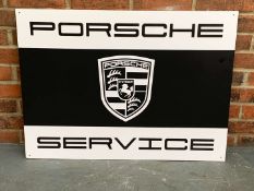 Porsche Service Sign on Fibreboard&nbsp;