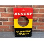 Aluminium Dunlop "For Top Mileage Top Safety Sign &nbsp;