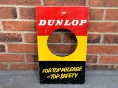 Aluminium Dunlop "For Top Mileage Top Safety Sign &nbsp;