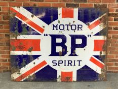 Large BP Motor Spirit Enamel Sign