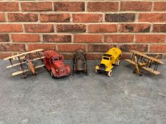 Five Tin Plate Toy's