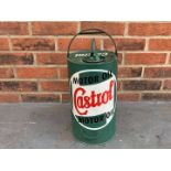Metal Painted Castrol Liveried Oil Can