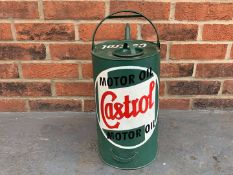 Metal Painted Castrol Liveried Oil Can