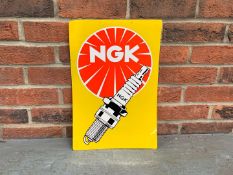 Plastic NGK Spark Plug Sign