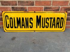 Enamel Colmans Mustard Sign
