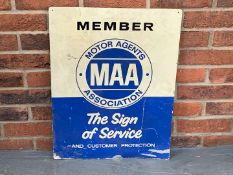 Aluminium MAA “The Sign of Service” Sign