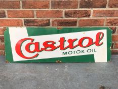 Enamel Castrol Motor Oil Sign