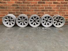 Set of Five Minilite Alloy Wheels