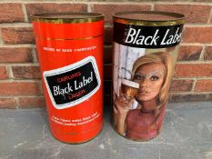 Two Vintage Carling Black Label Lager Cans