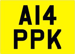 A14 PPK Registration number&nbsp;
