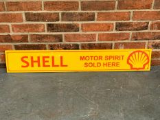 Shell Motor Spirit Sold Here Perspex Sign