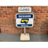 Duckhams Forecourt Motor Oil Display Sign