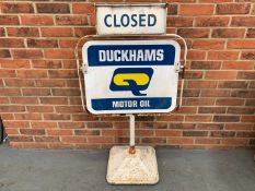 Duckhams Forecourt Motor Oil Display Sign