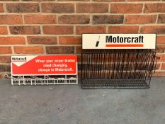 Two Motorcraft Display Racks