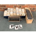 Vintage Number Plate Machine and a Quantity of Numbers/Letters