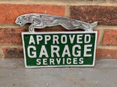 Cast Aluminium Jaguar Approved Garage Service Sign