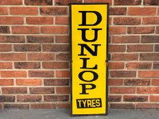 Enamel Dunlop Tyres Sign