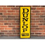 Enamel Dunlop Tyres Sign