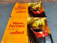 Two Plastic Ferrari Posters