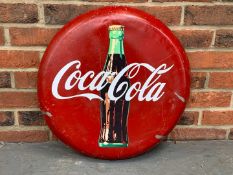 Metal Coca-Cola Convex Sign