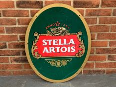 Metal Oval Stella Artois Sign