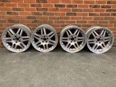 Set of Four Mercedes Alloy Wheels