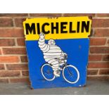 Enamel Michelin Cycles Sign