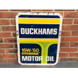 Duckhams Motor Oils Aluminium Sign
