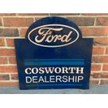 Metal Made Ford Cosworth Dealership Sign