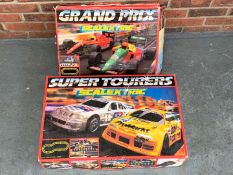 Two Boxed Scalextric Prix & Super Tourers Sets
