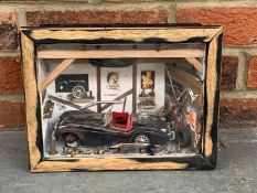 Cased XK120 Garage Diorama