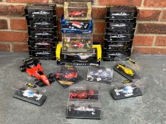 Quantity of Boxed F1 Die Cast Cars